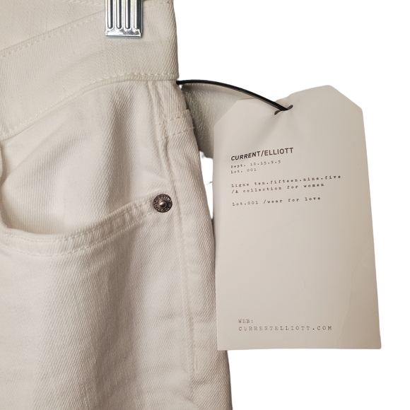 Current Elliott Stilleto Clean White Skinny Jeans - Picture 6 of 11